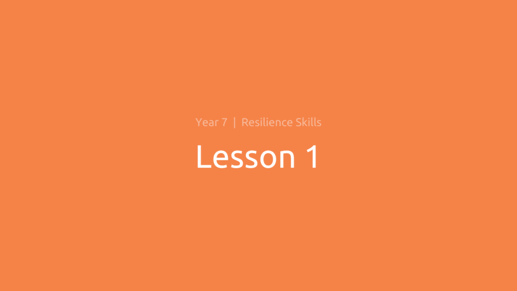 Bounce Forward Resilience Skills: Lesson 1