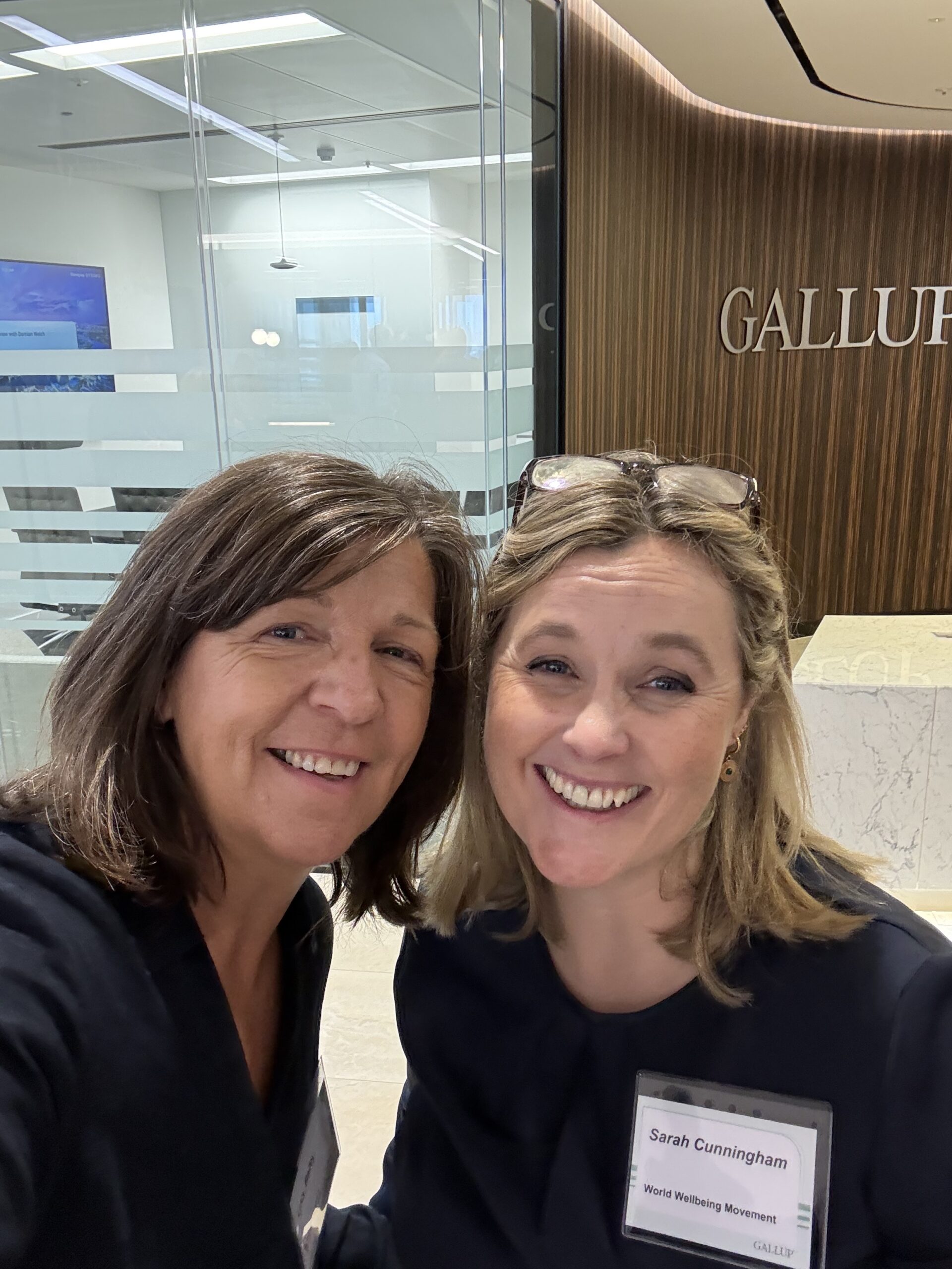 Lucy Bailey and Sarah Cunningham together
