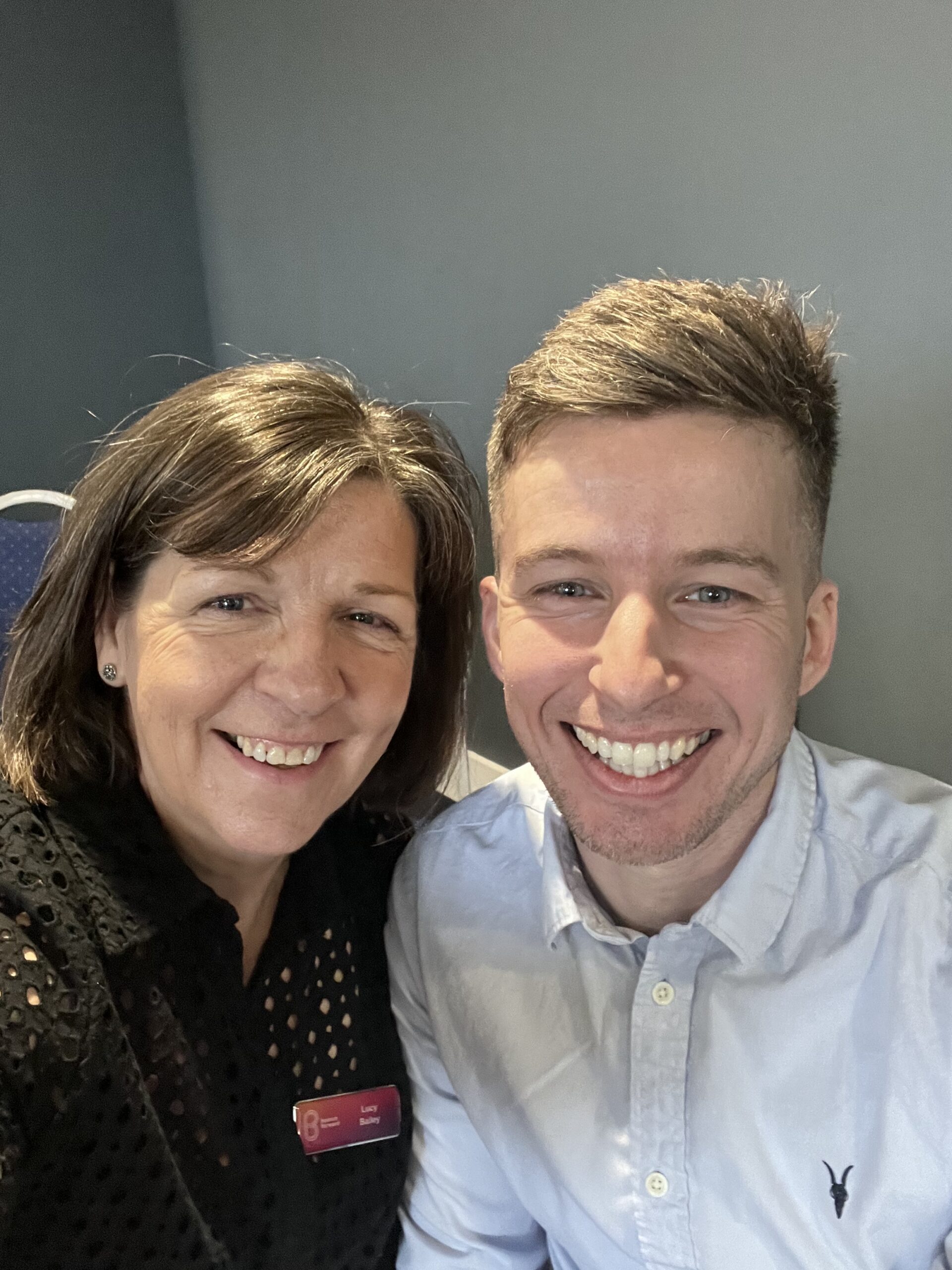 Lucy Bailey and Bob Wilkinson at the Oldham CPD event