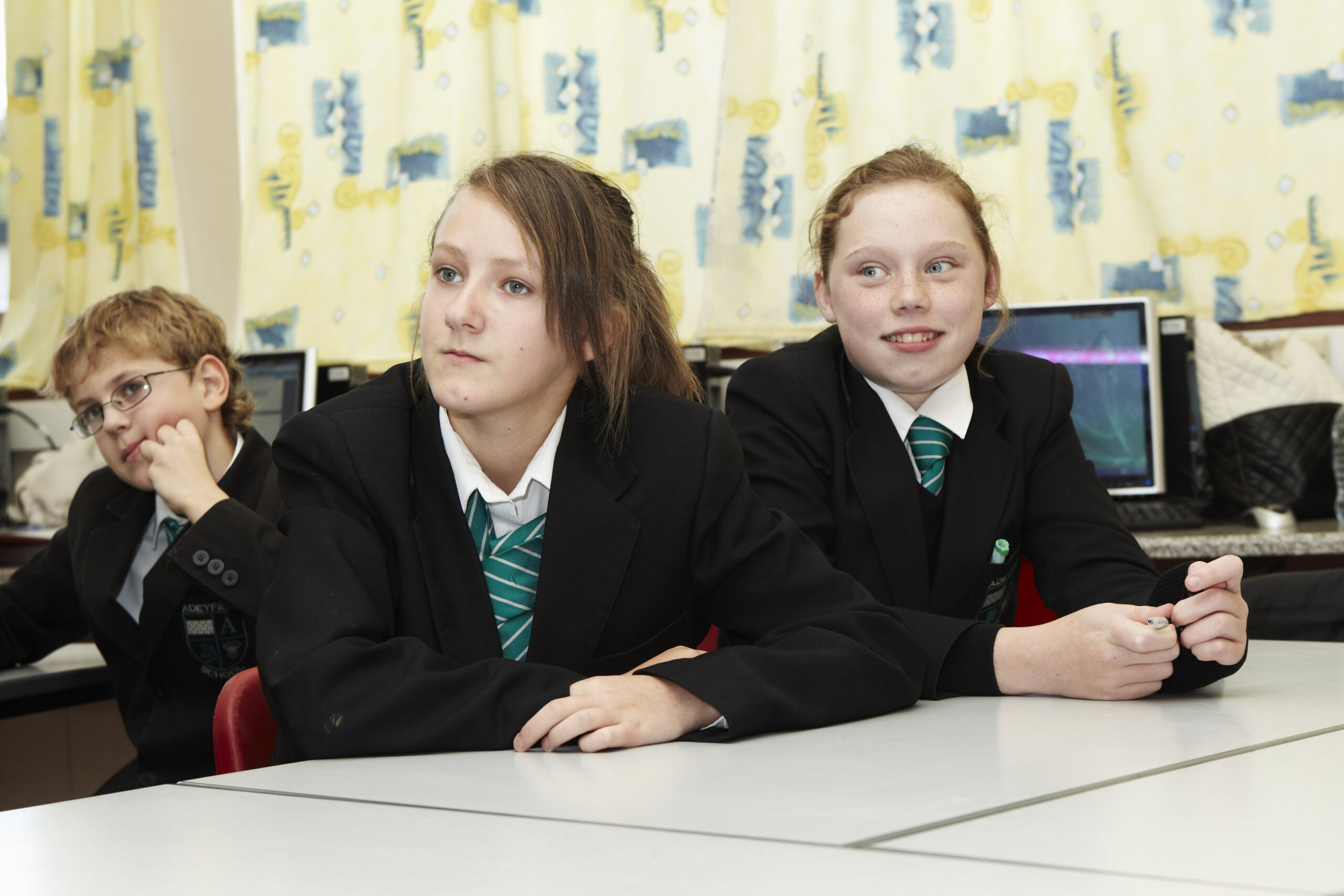 Pupils listening and learning together